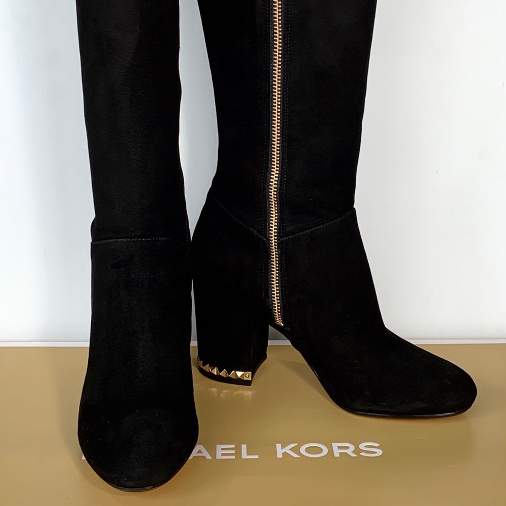 NWB Michael Kors tall knee black Nadine boots!